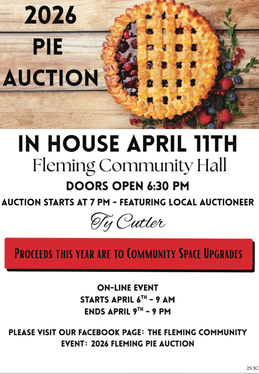 Fleming Pie Auction